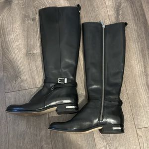 Michael Kors Black Riding Boot 8 like new